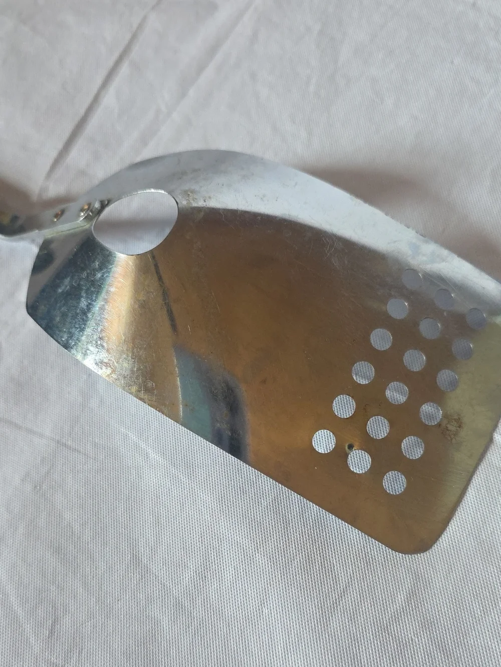 Top Drawer USA by Ekco VTG Stainless Spatula Drain Holes 12